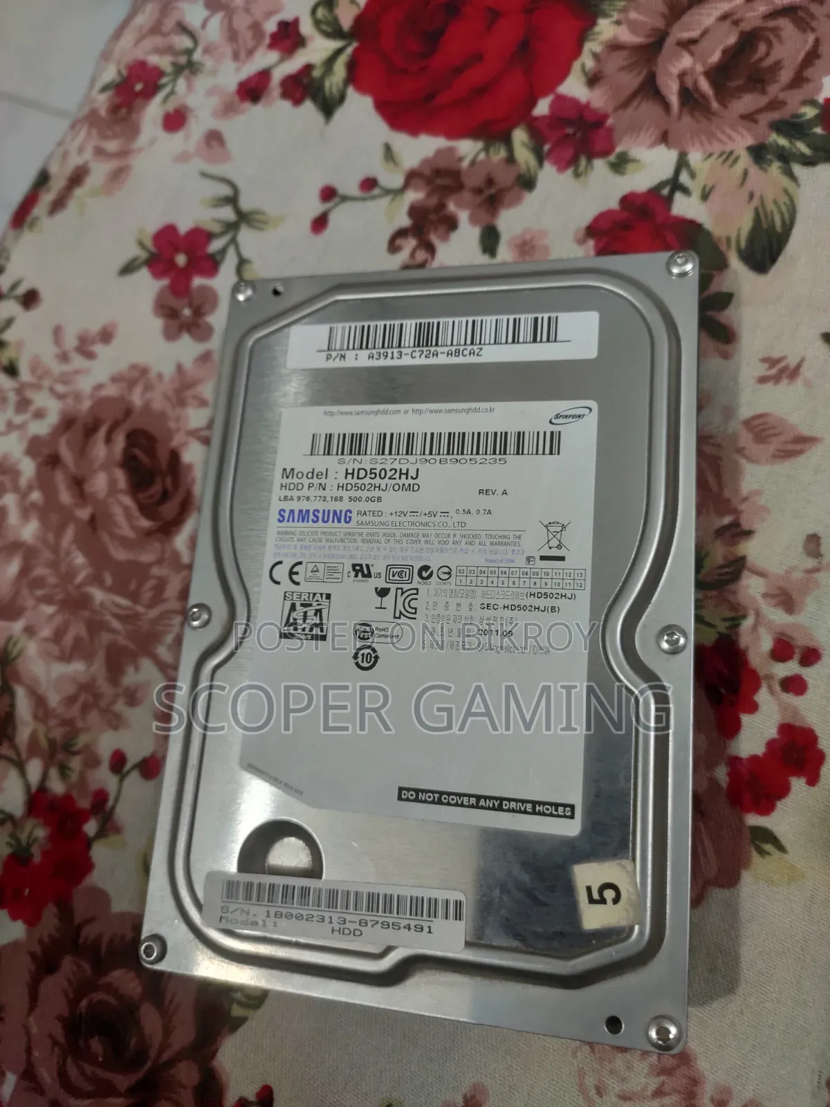 Hard Drive 500GB