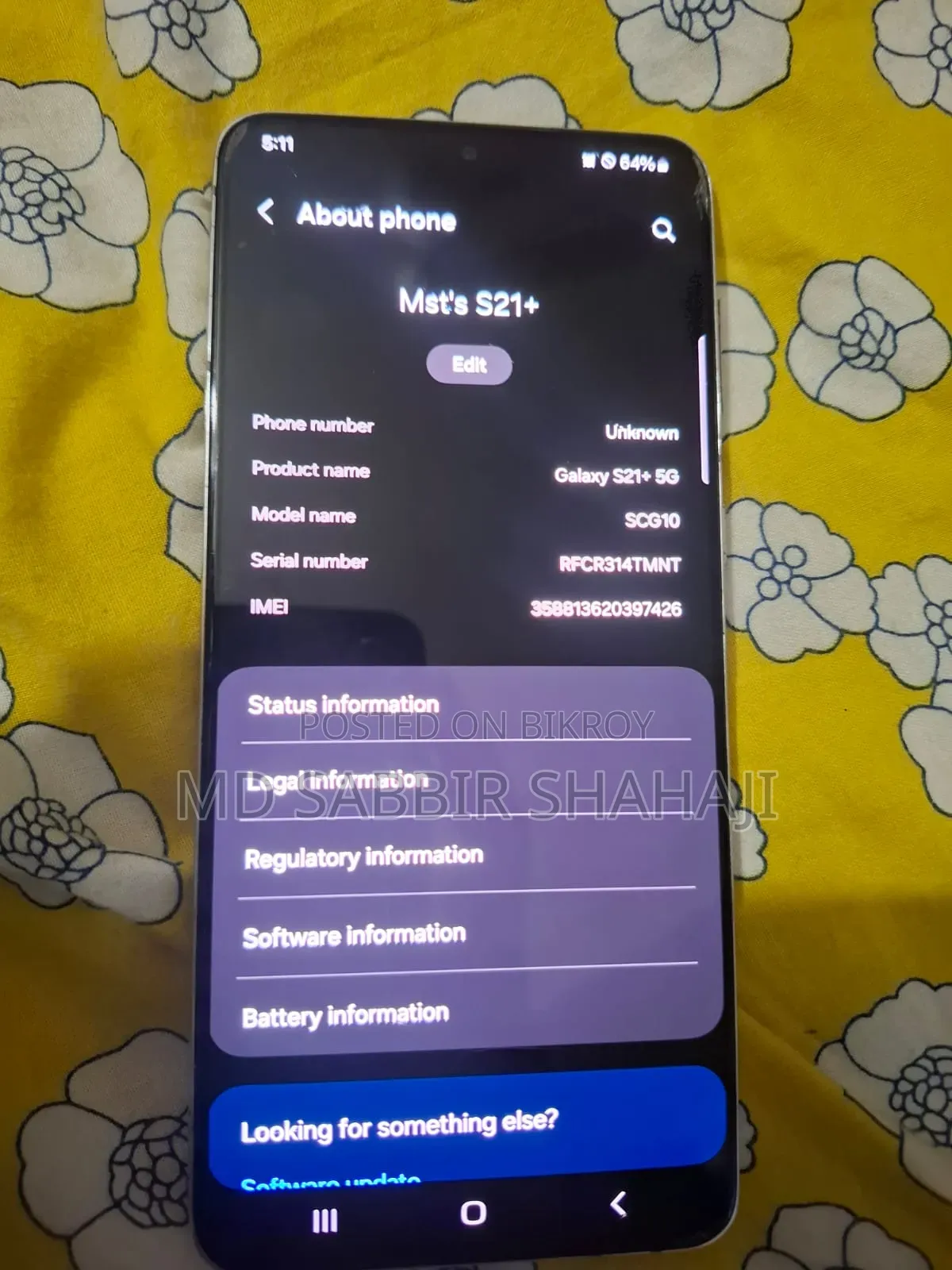 Samsung Galaxy S21+ 5G 256 GB Rose Gold