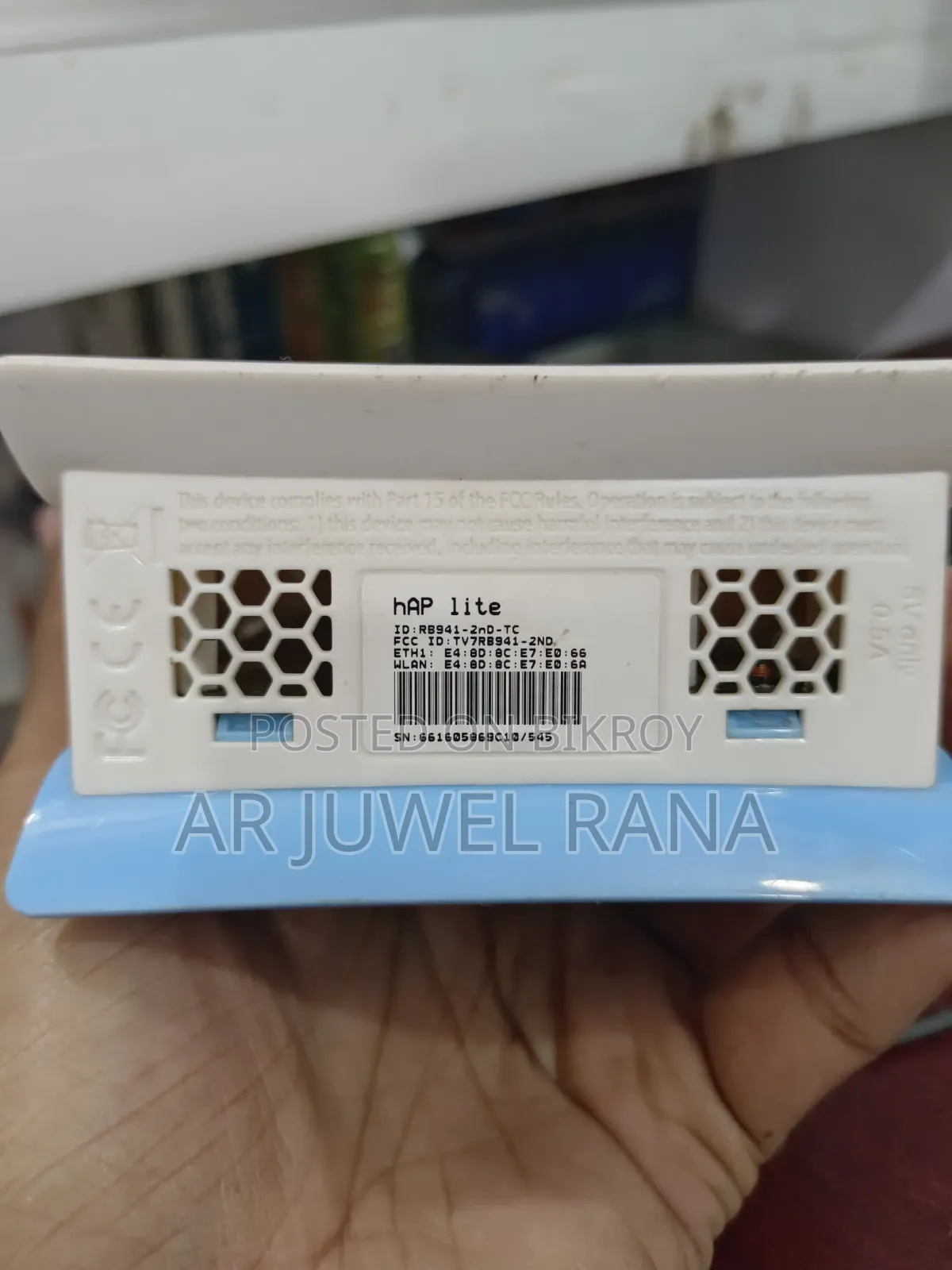Mikrotik Hap Lite Tc (Rb941-2nd-Tc)