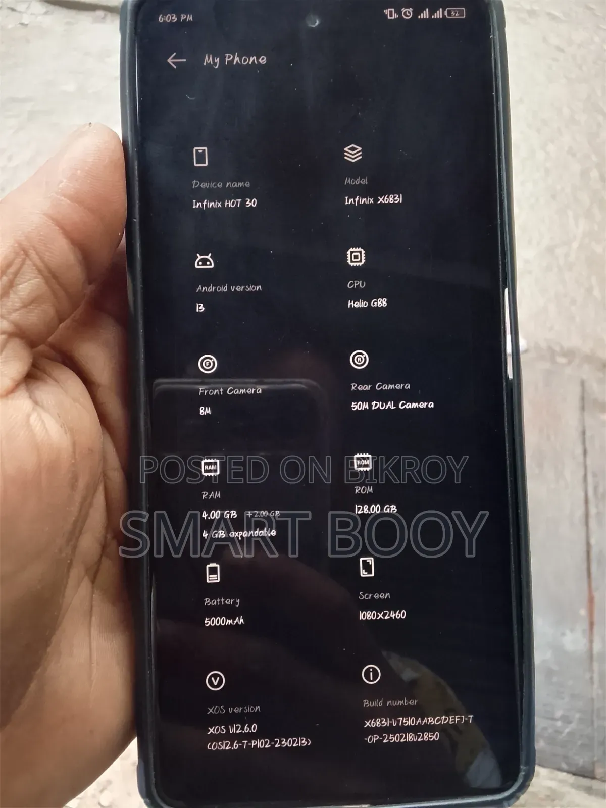 Infinix Hot 10 128 GB Blue