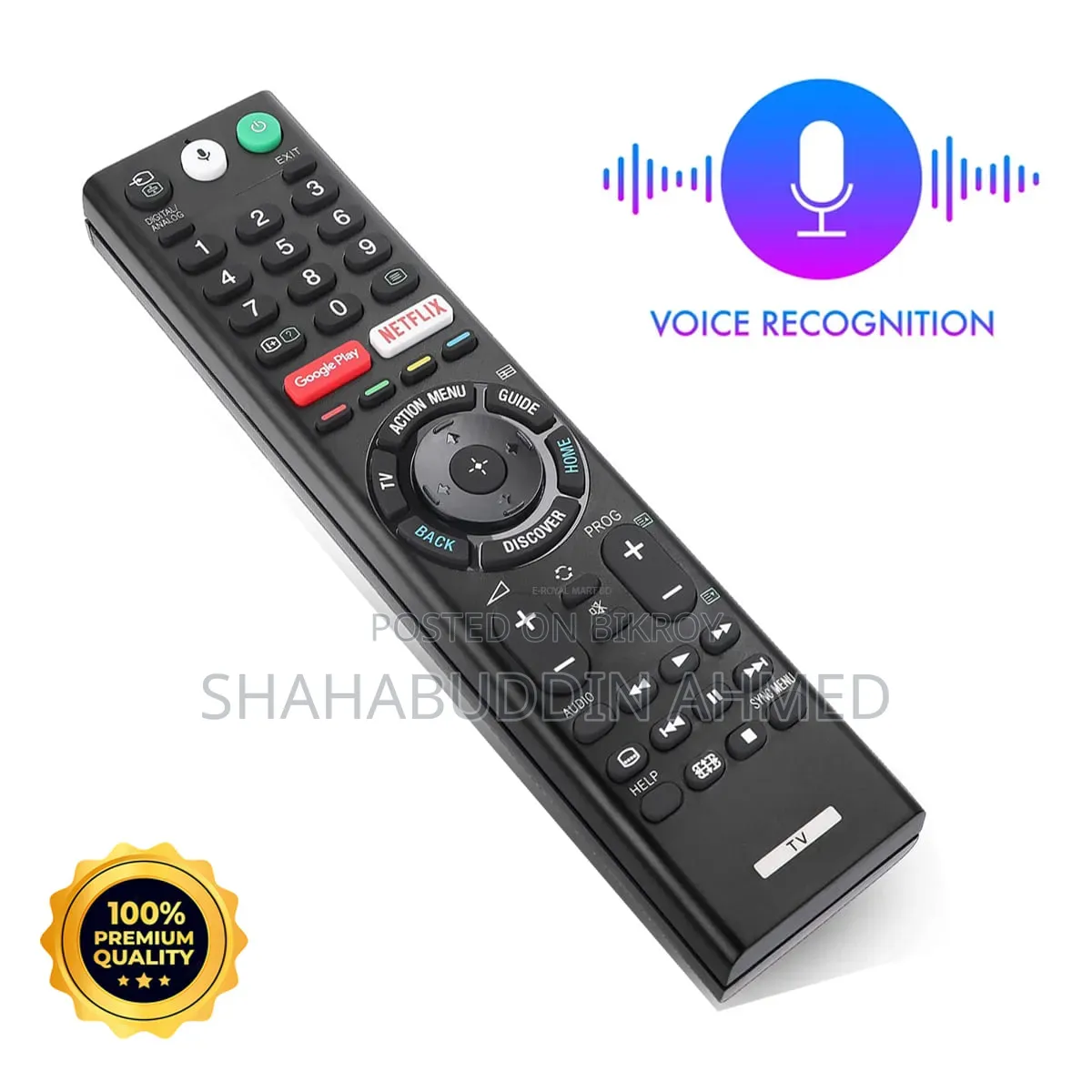 Sony Bravia Smart TV Remote
