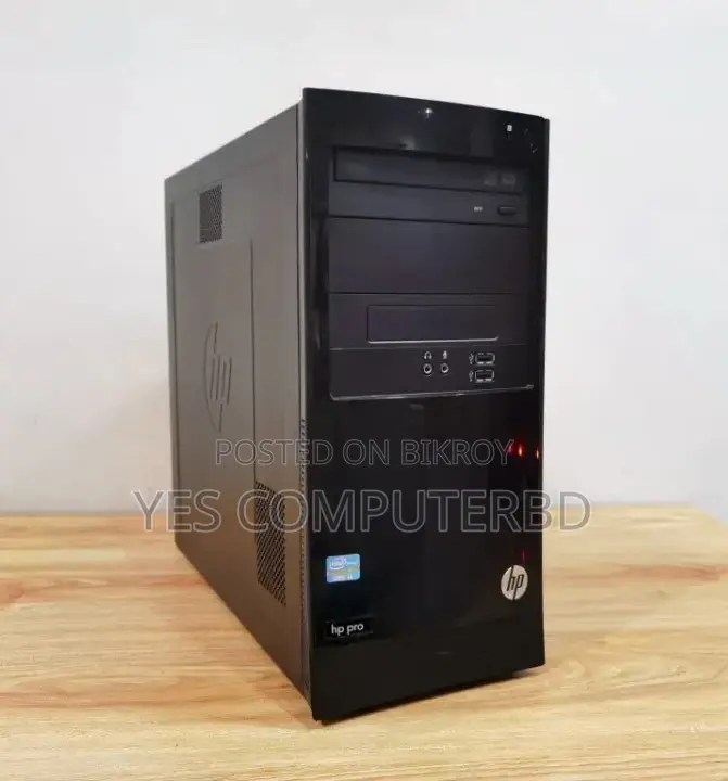 ডেস্কটপ কম্পিউটার HP ৪ জিবি ইন্টেল কোর i3 SSD ১২৮ জিবি