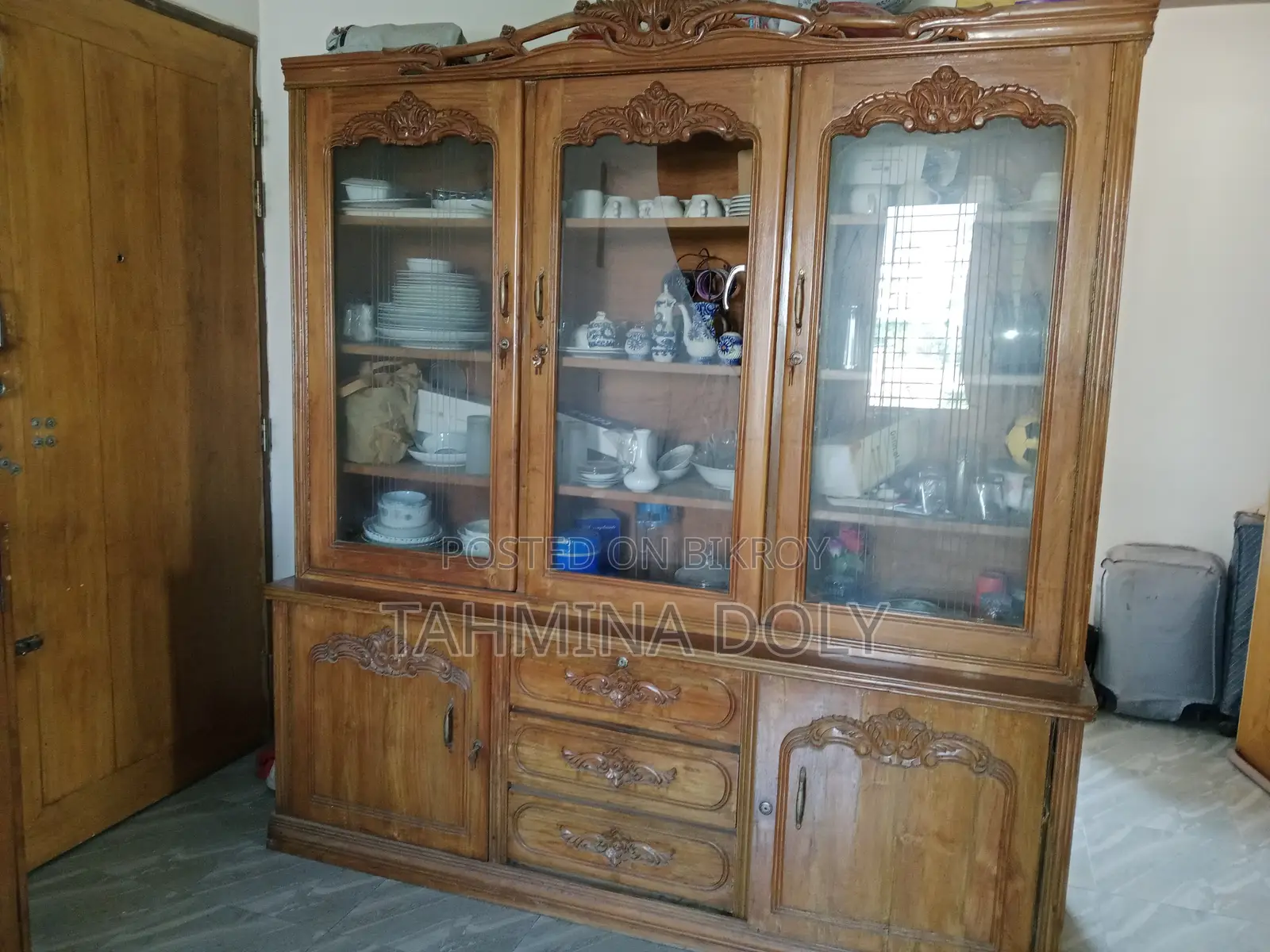 Wardrobe, Dressing Table, Wall Show Case