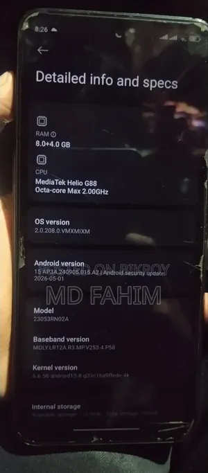 Xiaomi Redmi 12 256 GB Black