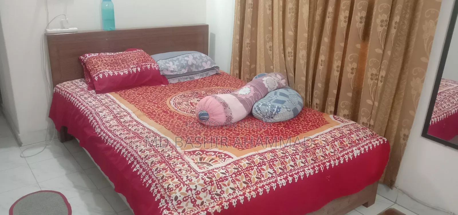 খাট বিক্রয় হবে জাজিম তোষক সহ