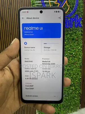 Realme 14x 256 GB Black