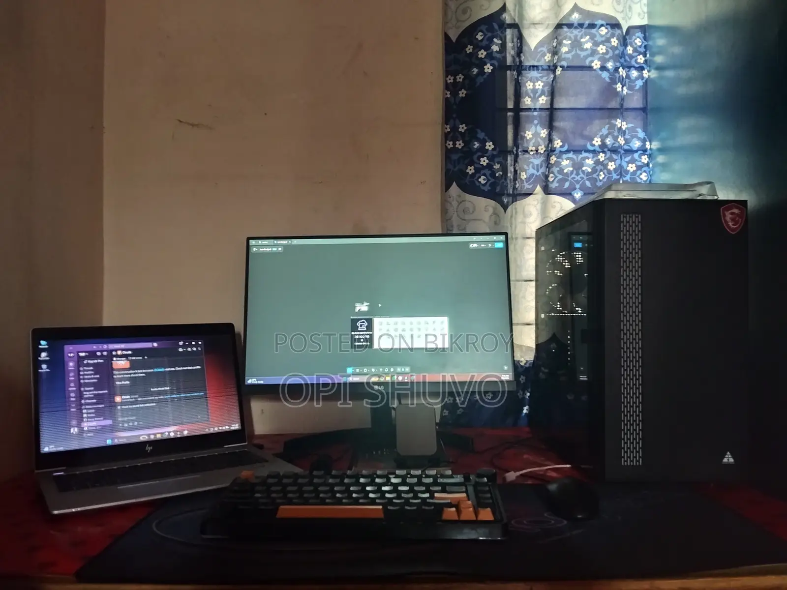 নতুন ডেস্কটপ কম্পিউটার MSI Aegis RS 12tj-282us 16GB Intel Core I5 SSD 1T