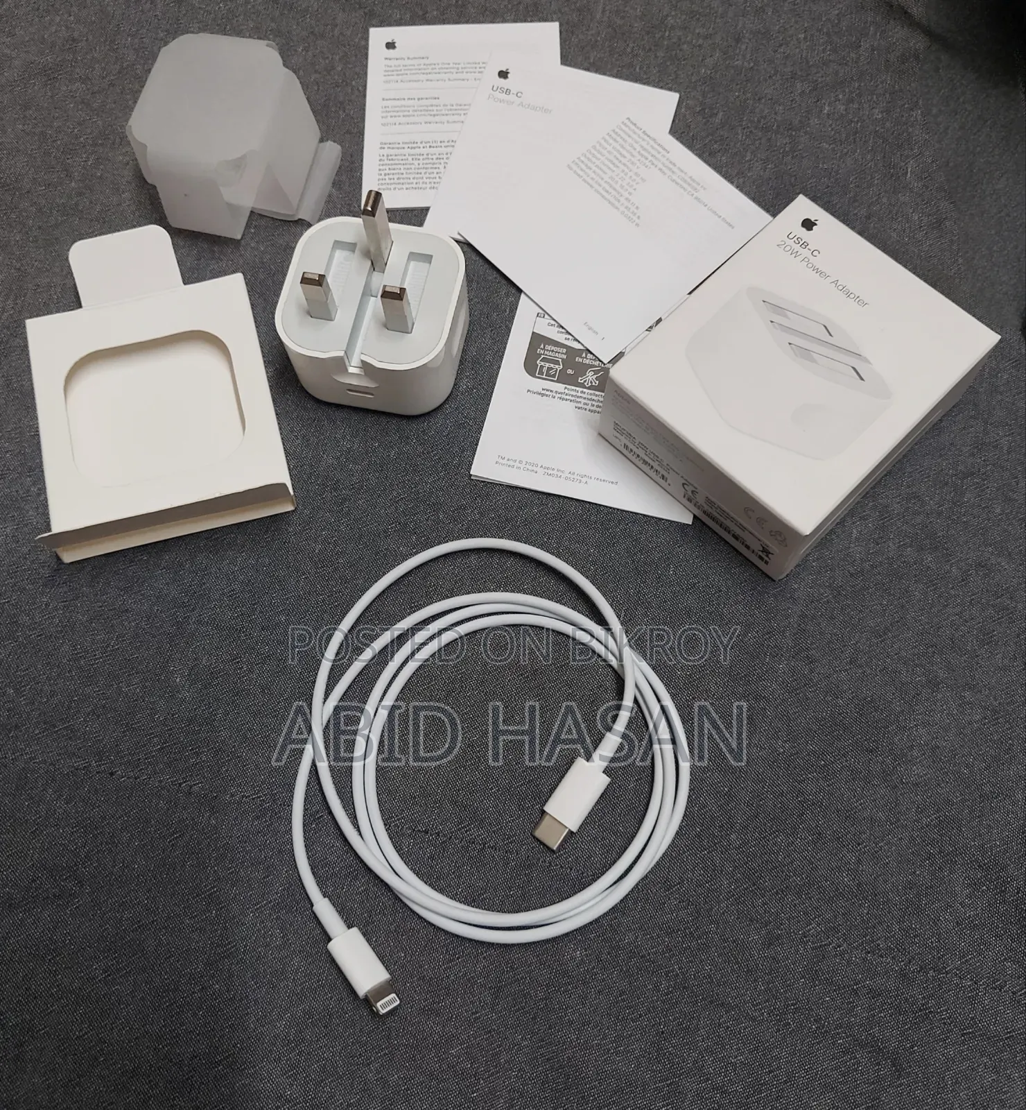 Apple iPhone 20w Original Charger