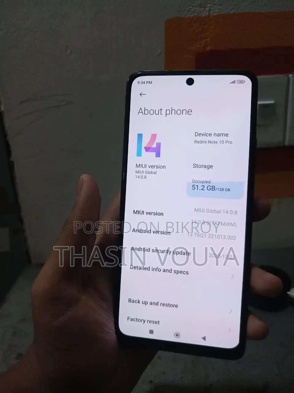 Xiaomi Redmi Note 10 Pro 128 GB Pink