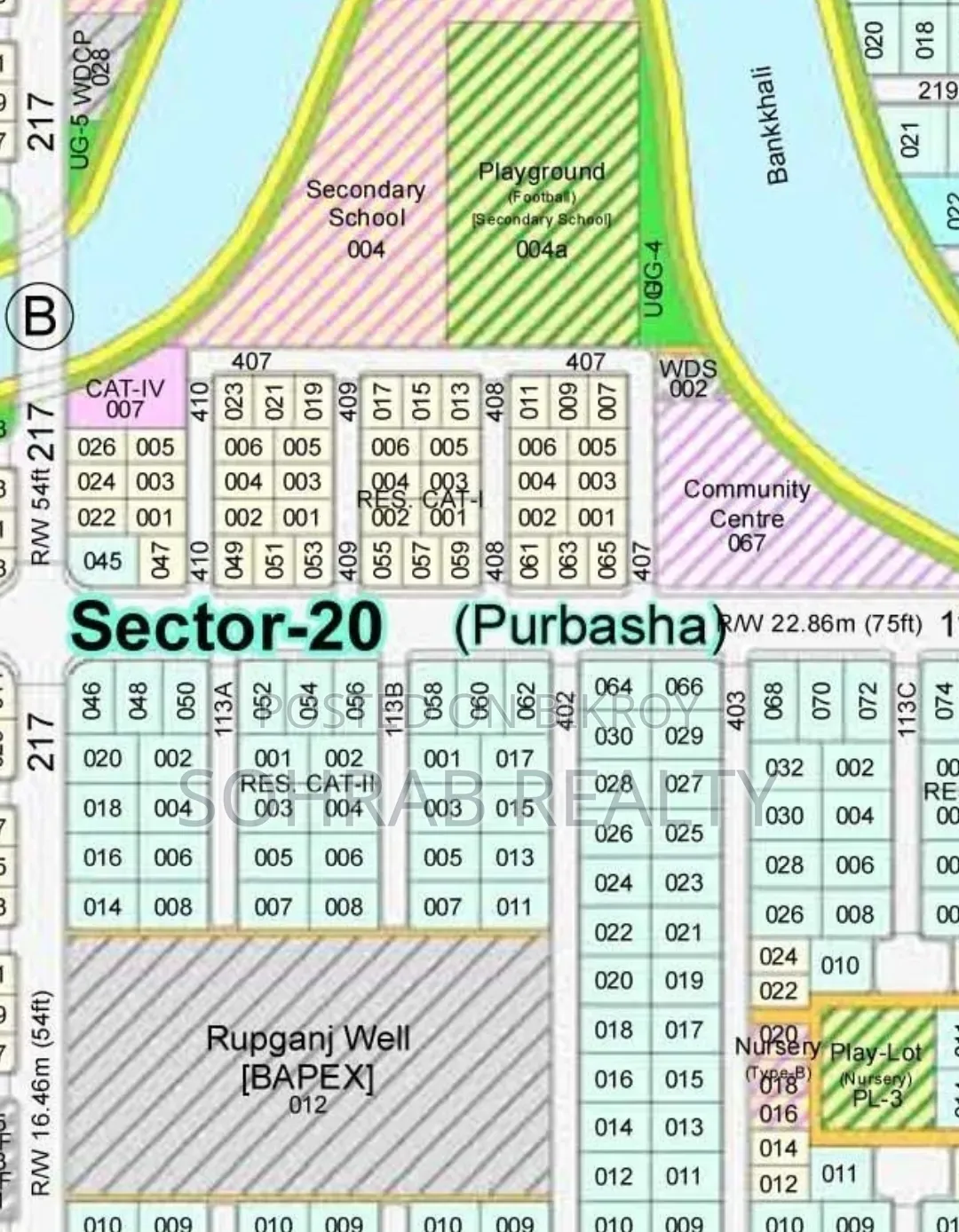5 Katha Plot Purbachal Sector -20