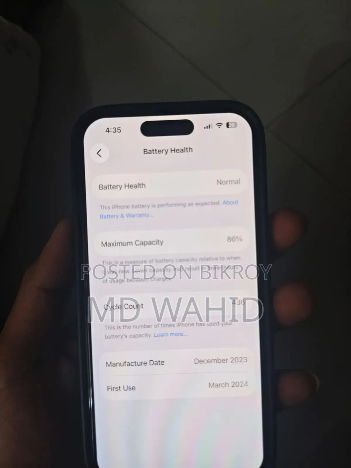 Apple iPhone 15 Pro 128 GB Blue