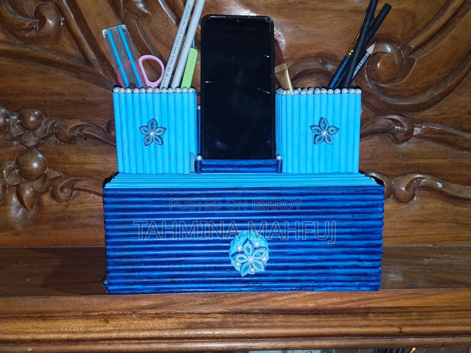 Handmade Desk Organizer