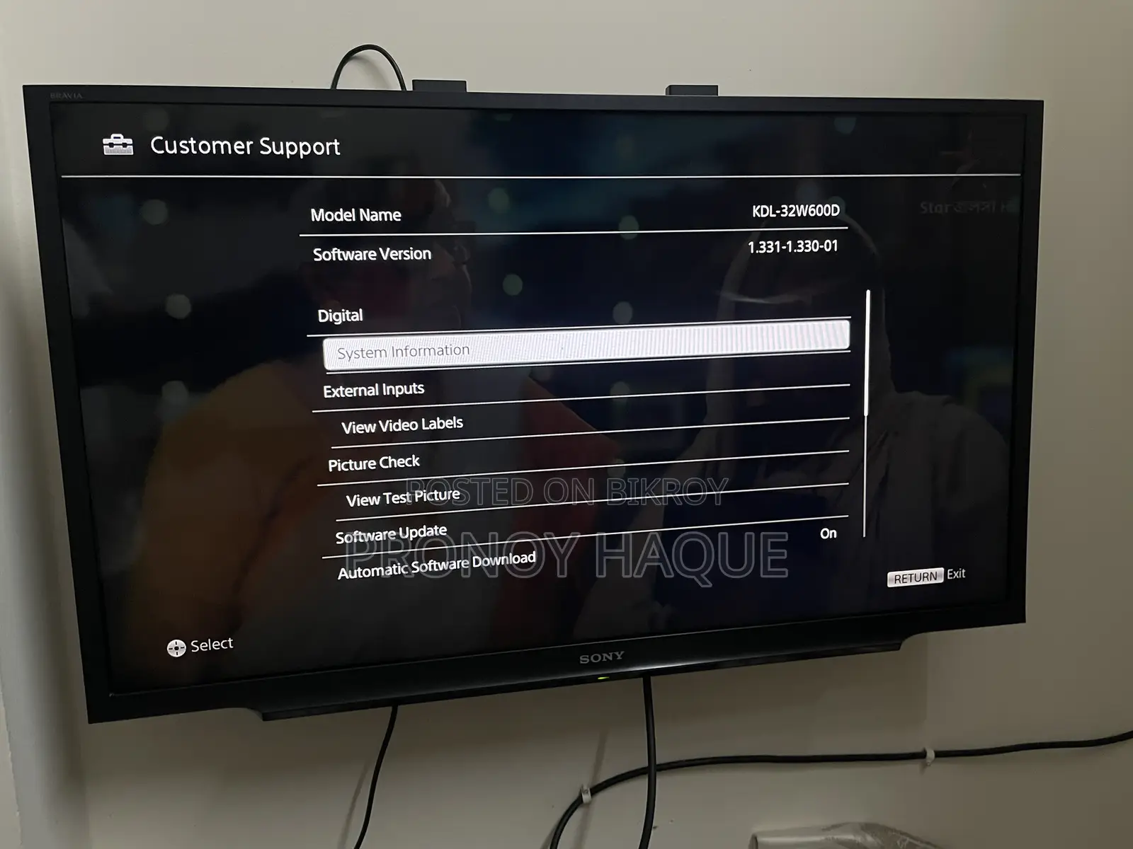 Sony Bravia 32 Inch Smart TV