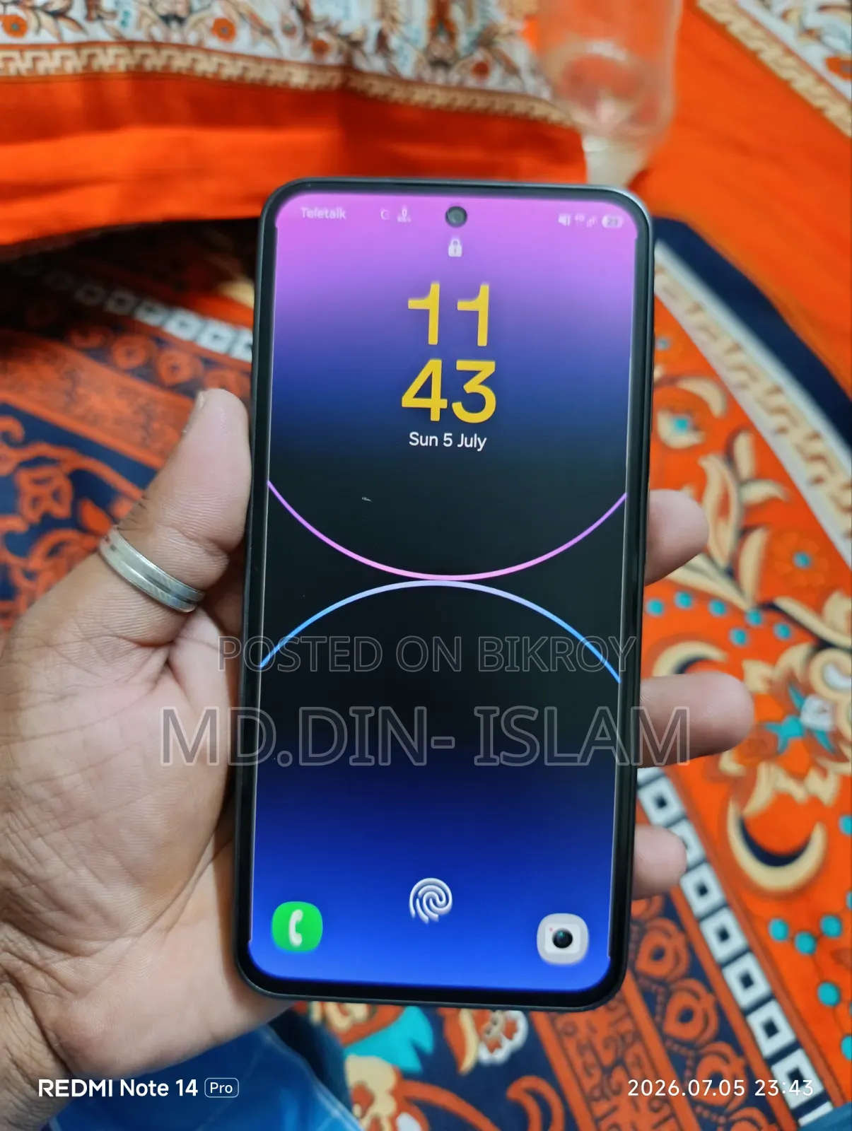 স্যামসাং গ্যালাক্সি এ৩৬ ১২৮ জিবি কালো
