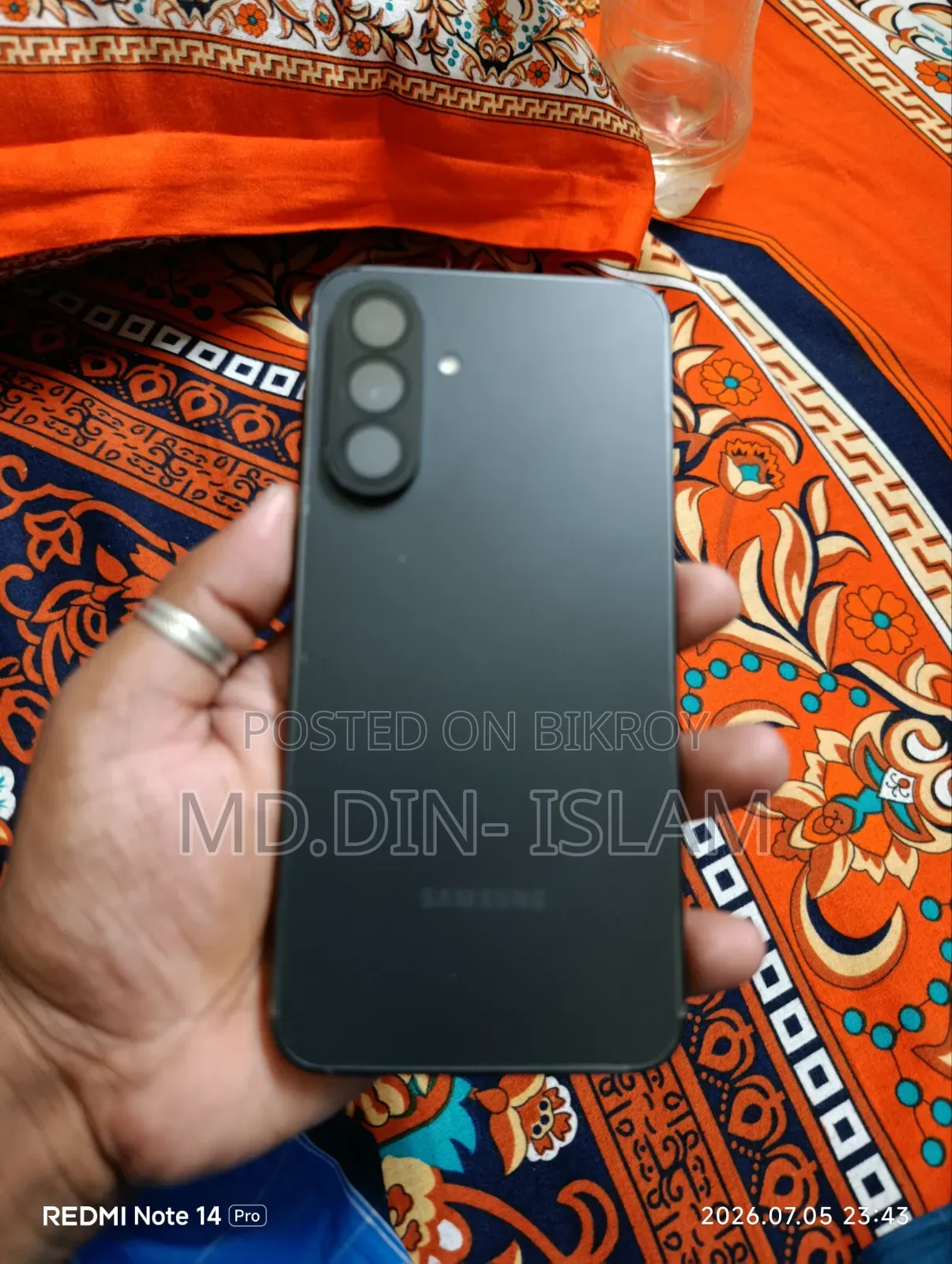 স্যামসাং গ্যালাক্সি এ৩৬ ১২৮ জিবি কালো