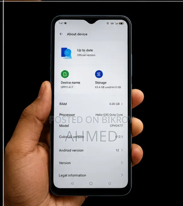 Oppo A17 64 GB Blue