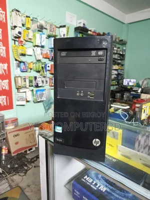 ডেস্কটপ কম্পিউটার HP ৪ জিবি ইন্টেল কোর i3 SSD ১২৮ জিবি