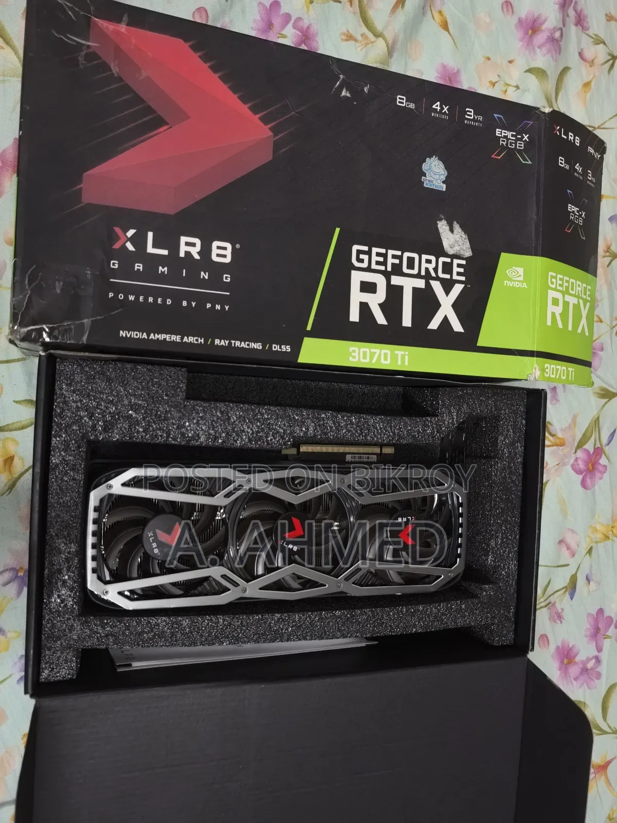 Pny Xlr8 Epic-X RTX 3070ti 8gb Gddr6x Graphics Card