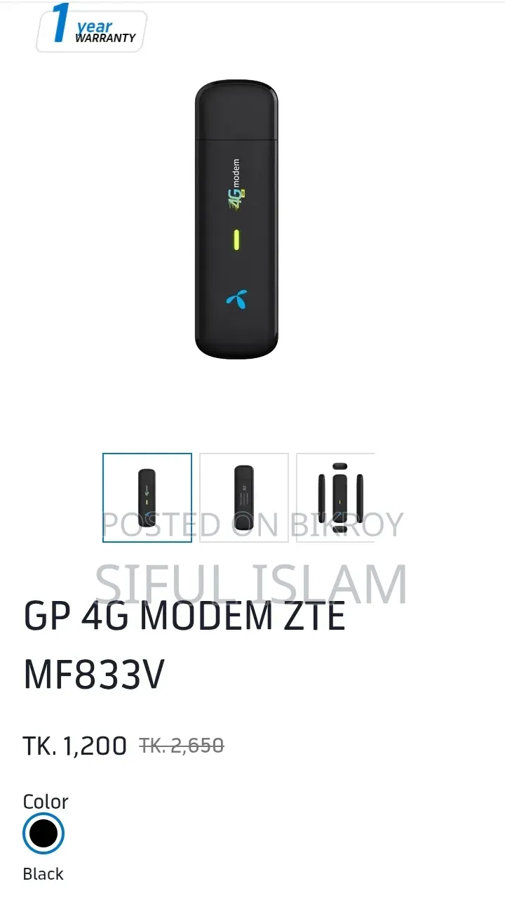 Gp 4g Modem Zte Mf833