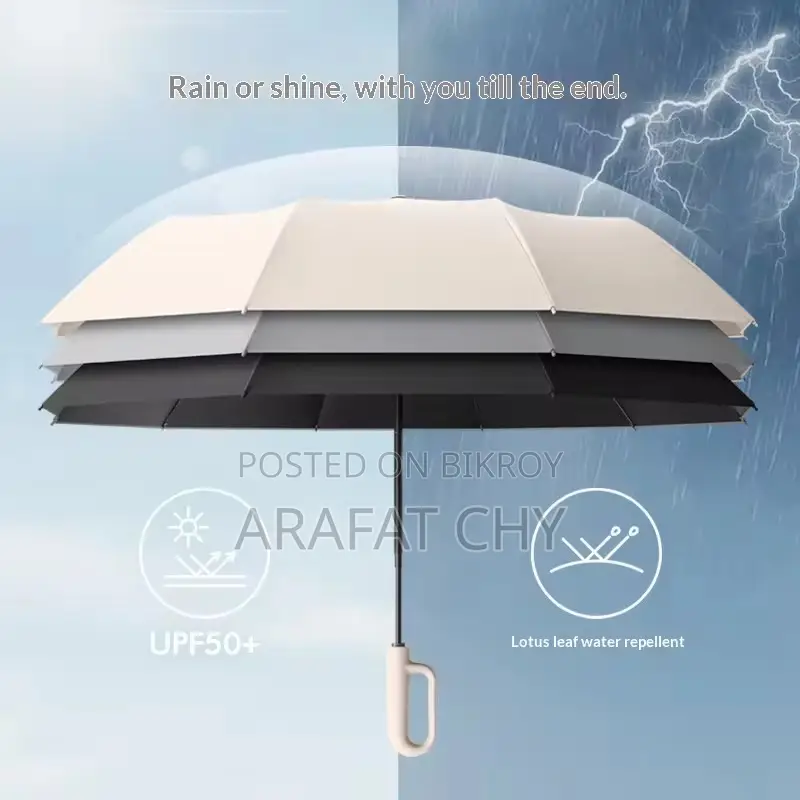 Automatic Umbrella For Men Women Fully Opened R Foldingdouble Umbrella