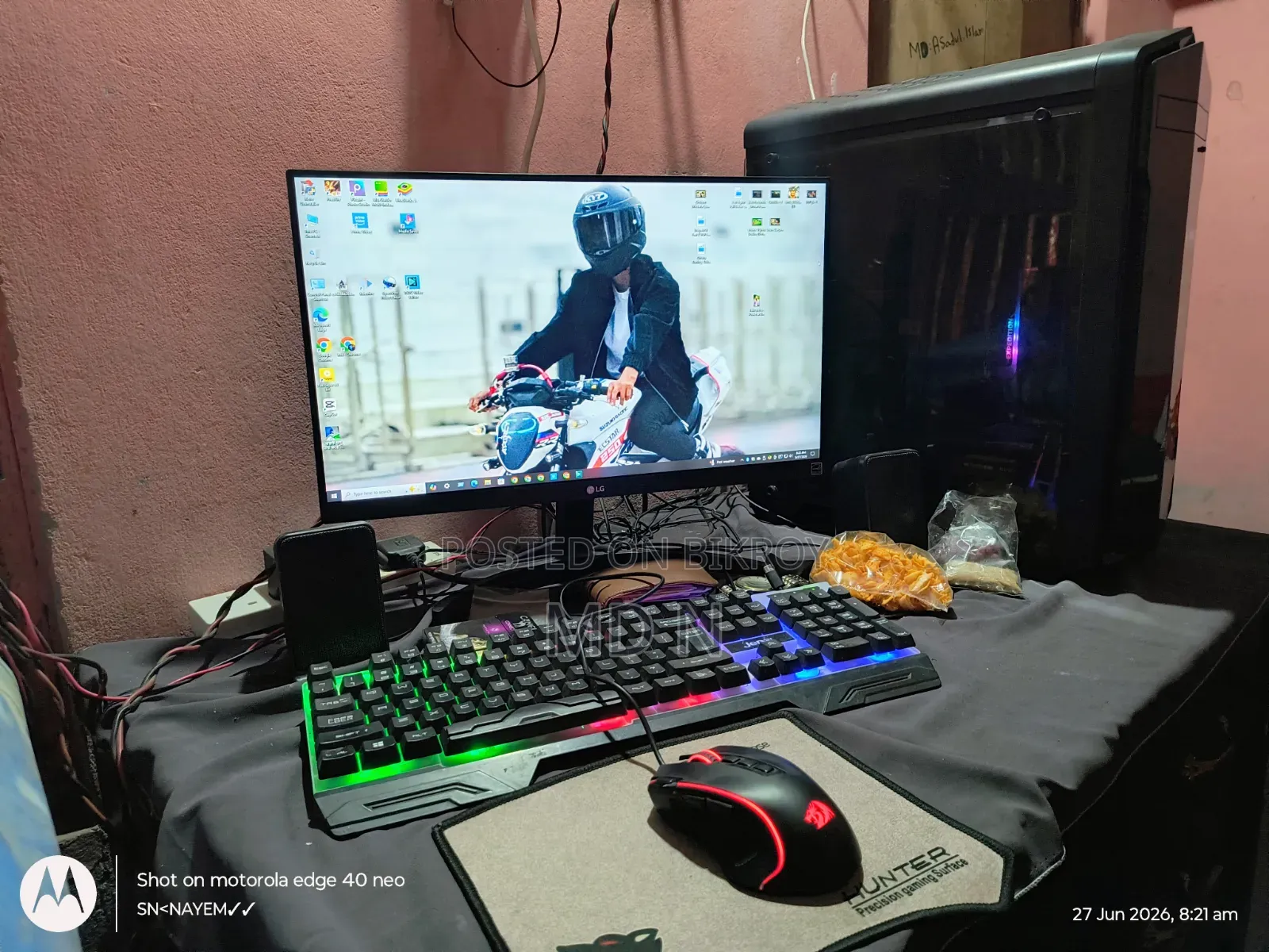 Desktop Computer Asus 8GB AMD Ryzen 5 HDD+SSD 1.5TB
