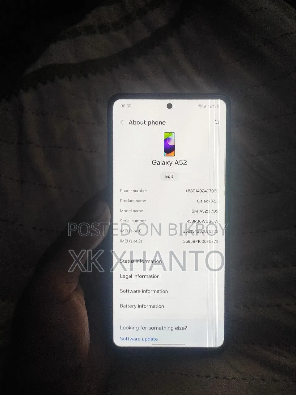Samsung Galaxy A52 5G 128 GB Black