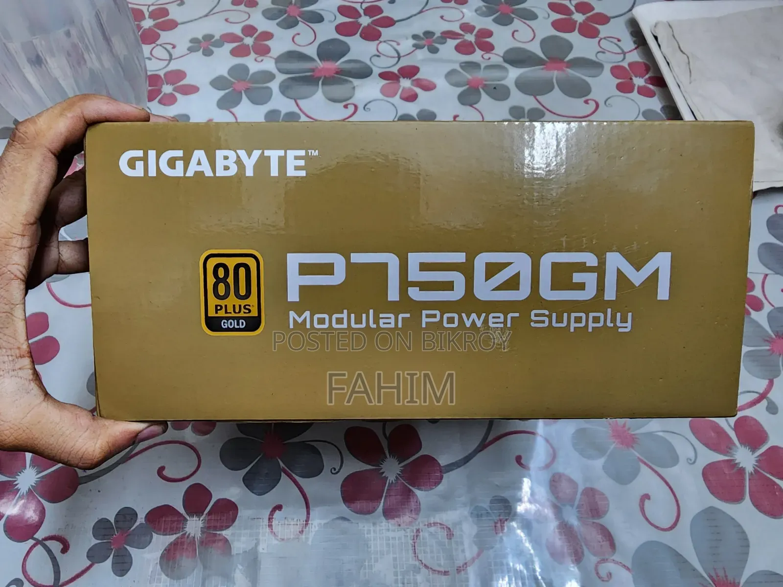 Gigabyte P750gm 750w 80+ Gold ফুল মডুলার পাওয়ার সাপ্লাই