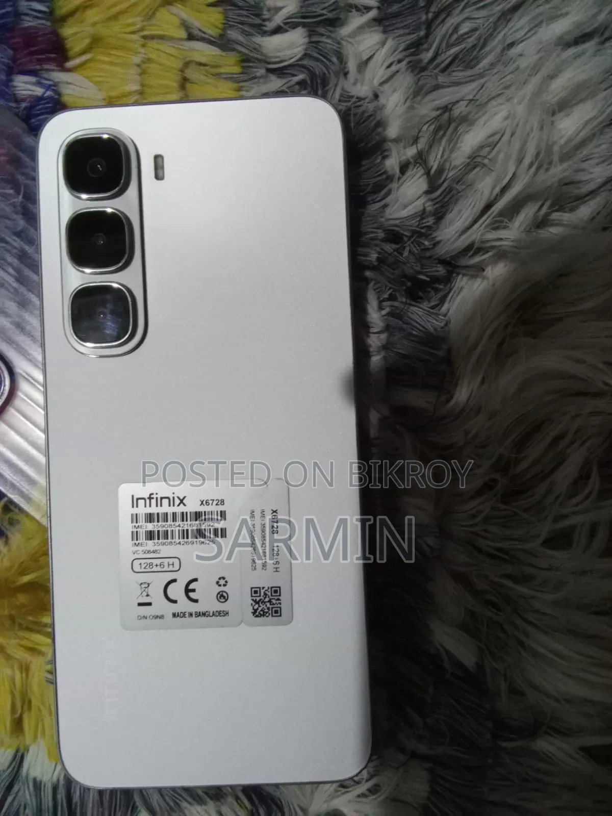 New Infinix Hot 60i 128 GB Silver