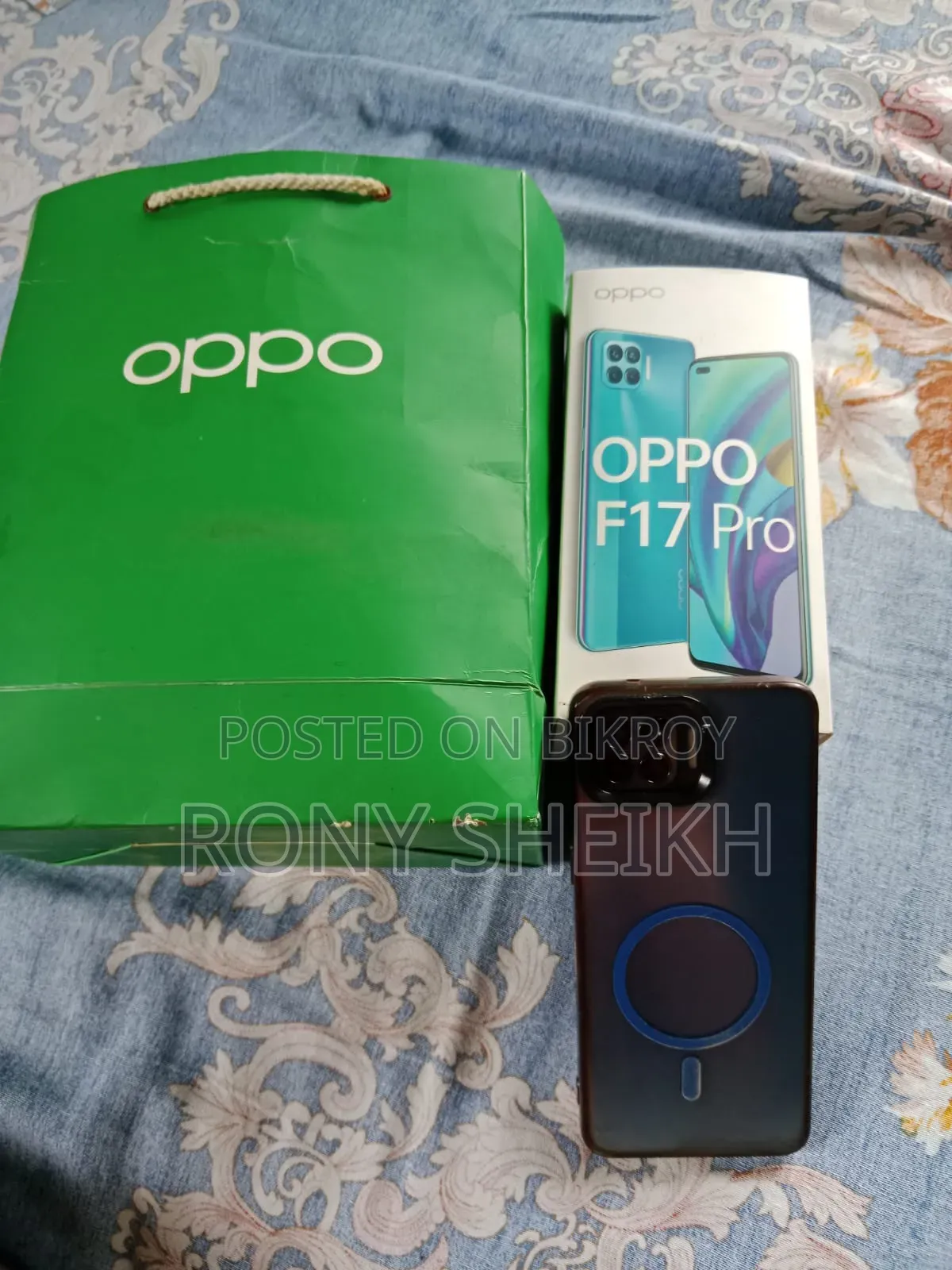 ওপ্পো এফ১৭ প্রো ১২৮ জিবি নীল