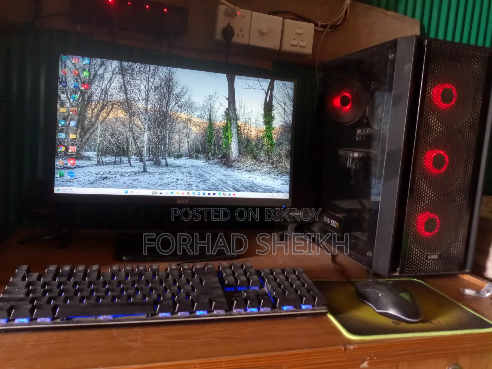 Desktop Computer MSI Model 16GB AMD Ryzen 5 SSD 512GB