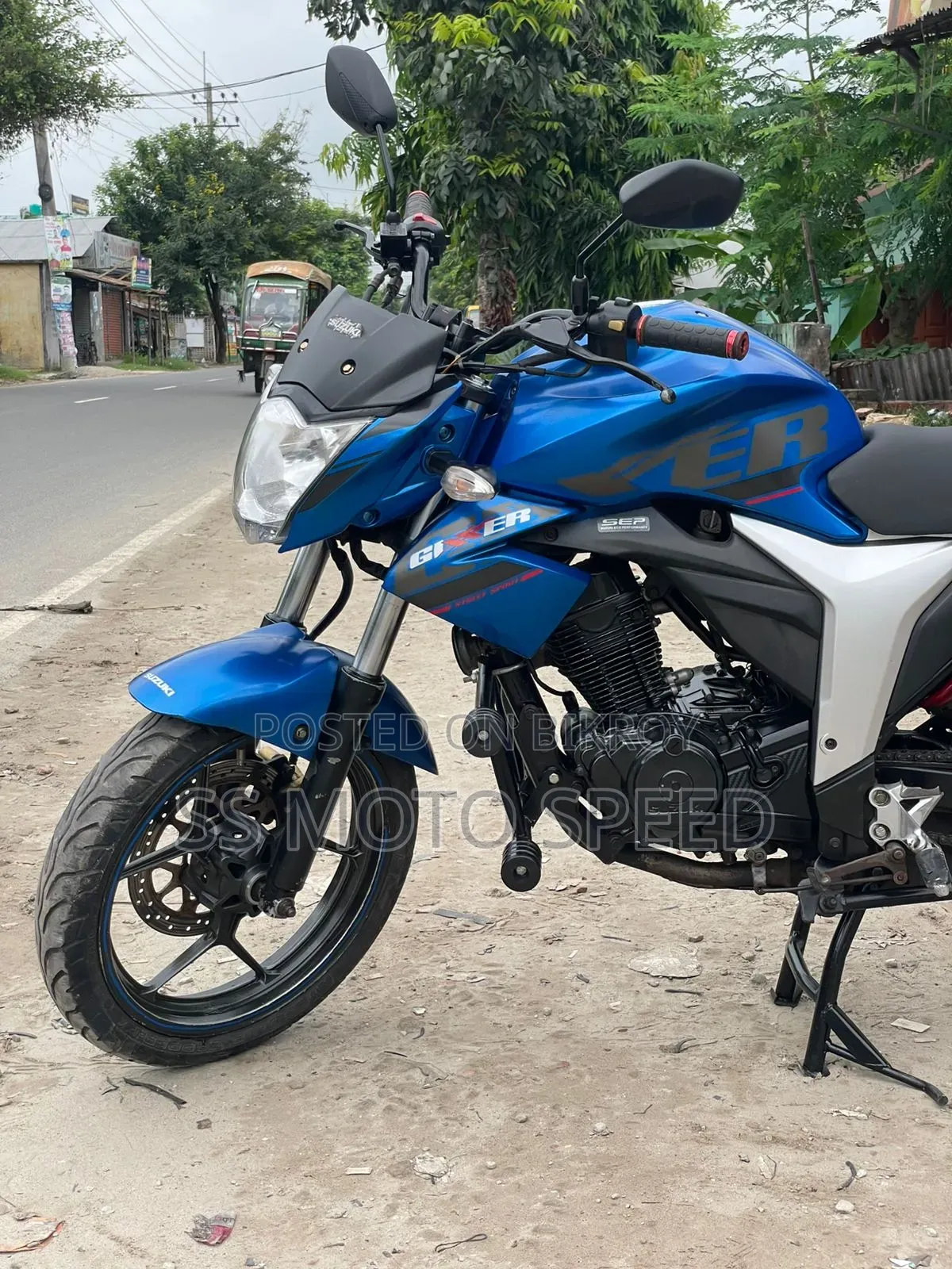Suzuki Gixxer Monotone 2017 Blue