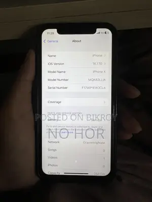 Apple iPhone X 256 GB Black