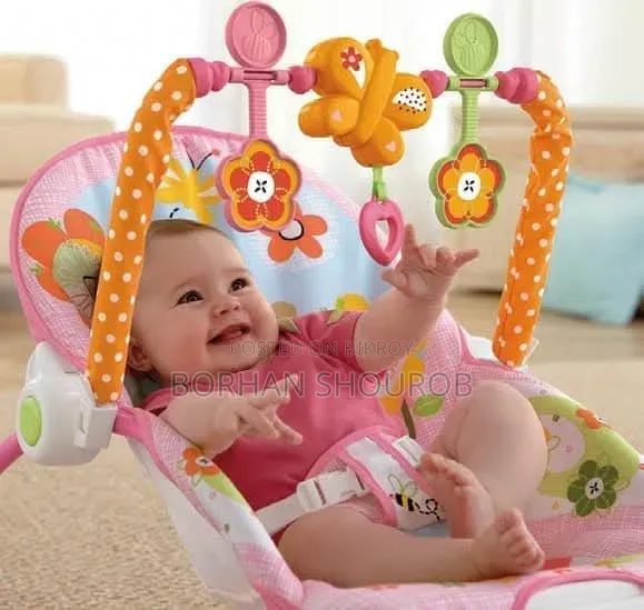 Baby Rocker With Musical Toy Bar Vibration