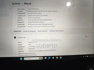 Laptop Lenovo ThinkPad T490s 8GB Intel Core I5 SSD 256GB