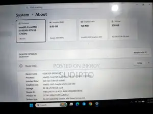 Laptop Lenovo ThinkPad T490s 8GB Intel Core I5 SSD 256GB