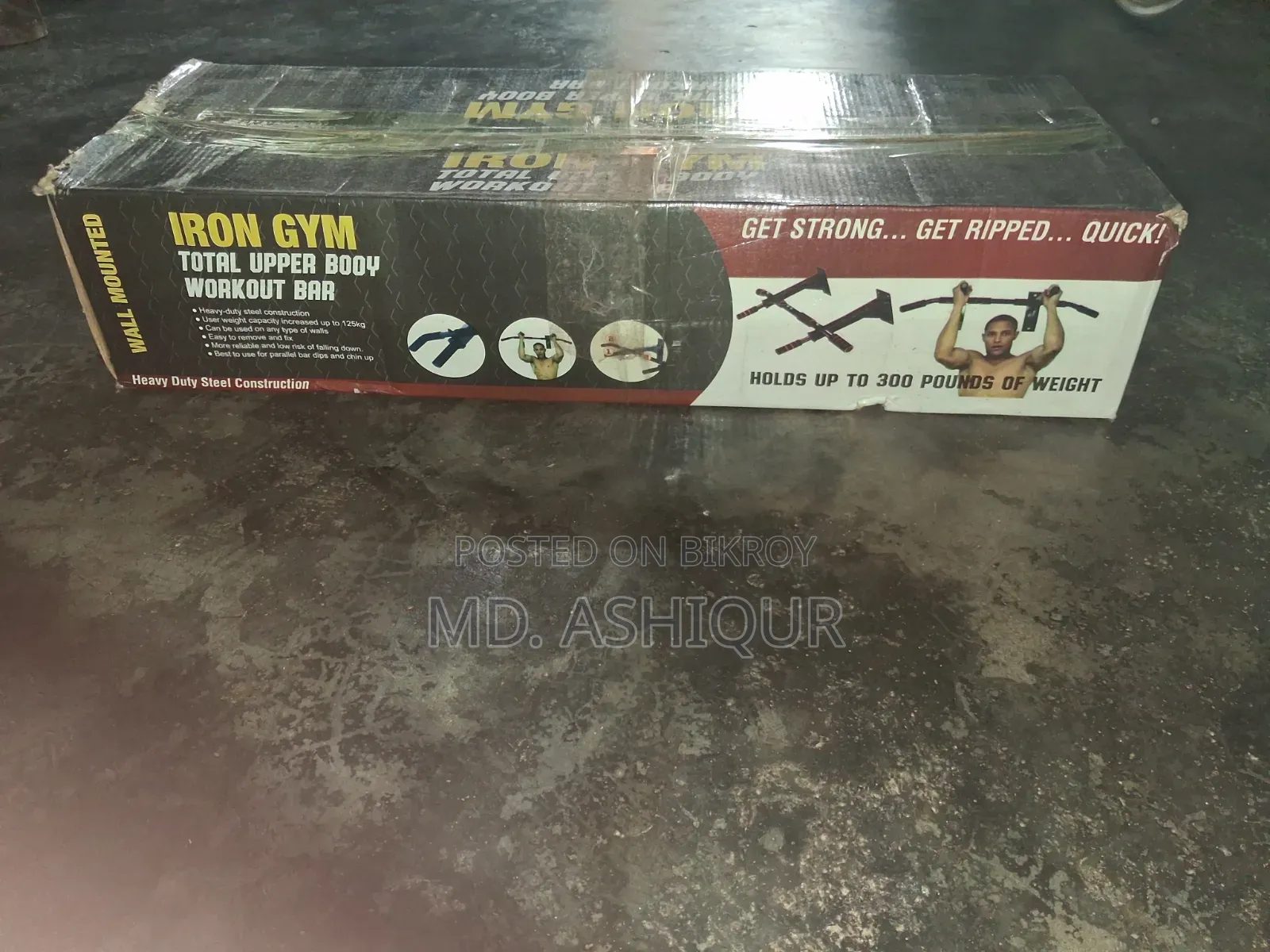 Wall Mounted Pull Up Bar