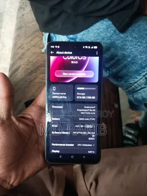 অপো এ৫ প্রো ৪জি ২৫৬ জিবি ব্ল্যাক