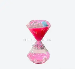 Diamond Shape Liquid Bubble Timer | Home Office Desk Relaxing Decor