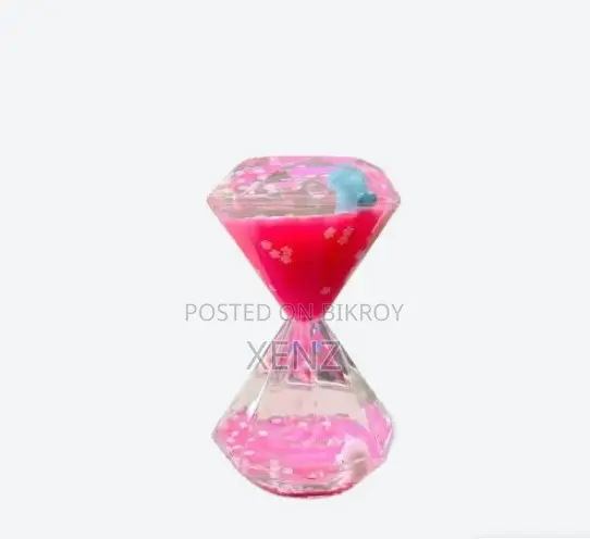 Diamond Shape Liquid Bubble Timer | Home Office Desk Relaxing Decor