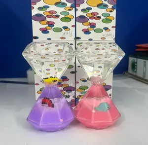 Diamond Shape Liquid Bubble Timer | Home Office Desk Relaxing Decor