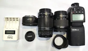 ক্যানন লেন্স এবং ফ্ল্যাশ