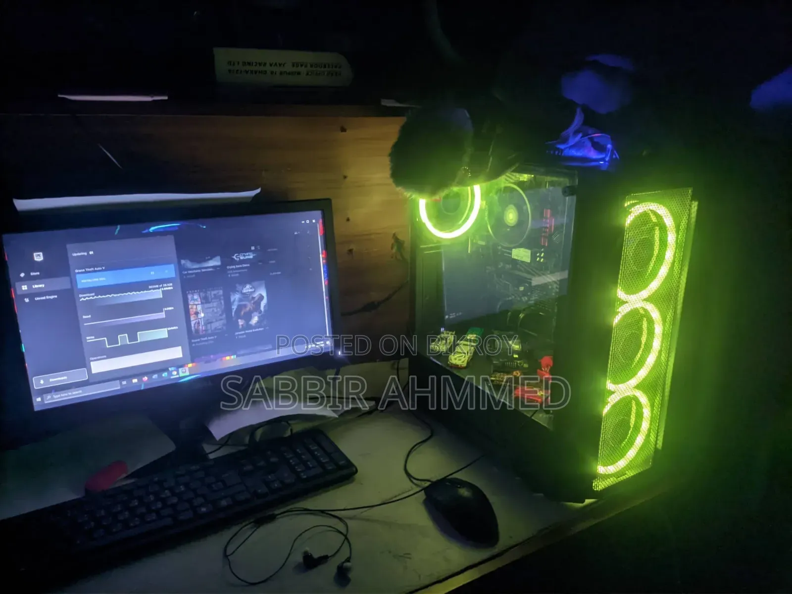 New Desktop Computer MSI 16GB AMD Ryzen 5 HDD+SSD 1T