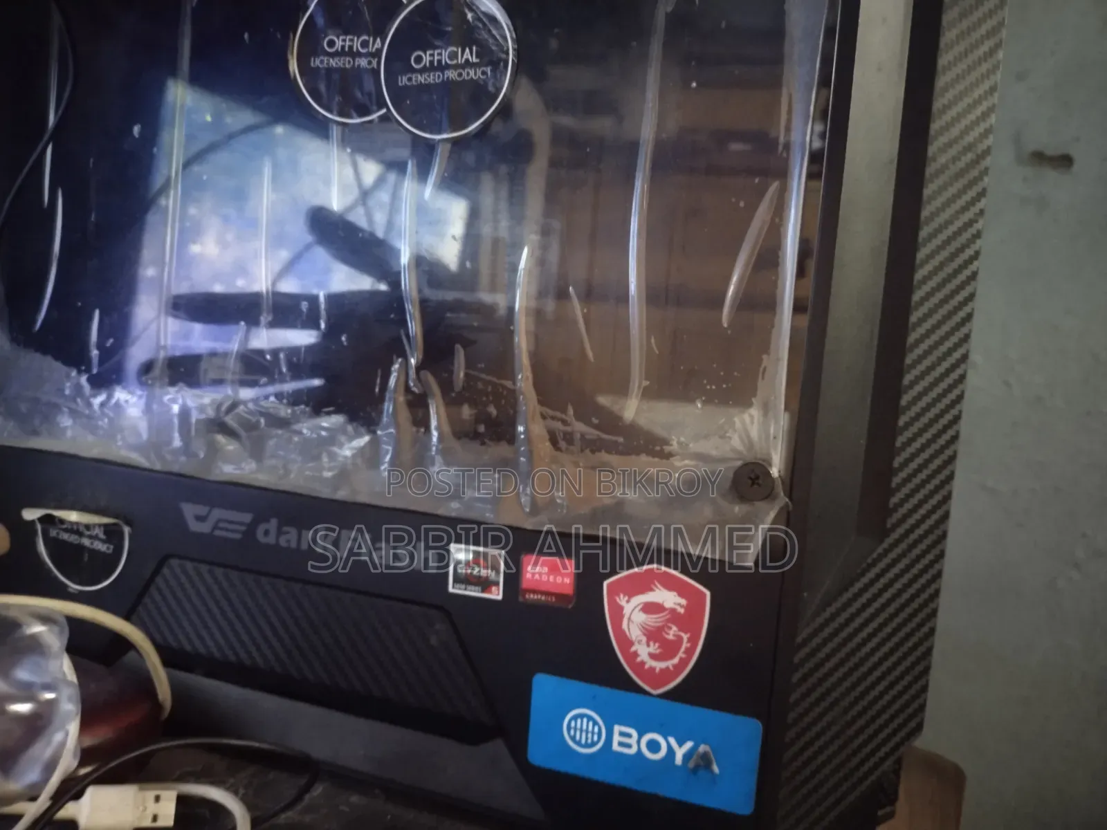 New Desktop Computer MSI 16GB AMD Ryzen 5 HDD+SSD 1T