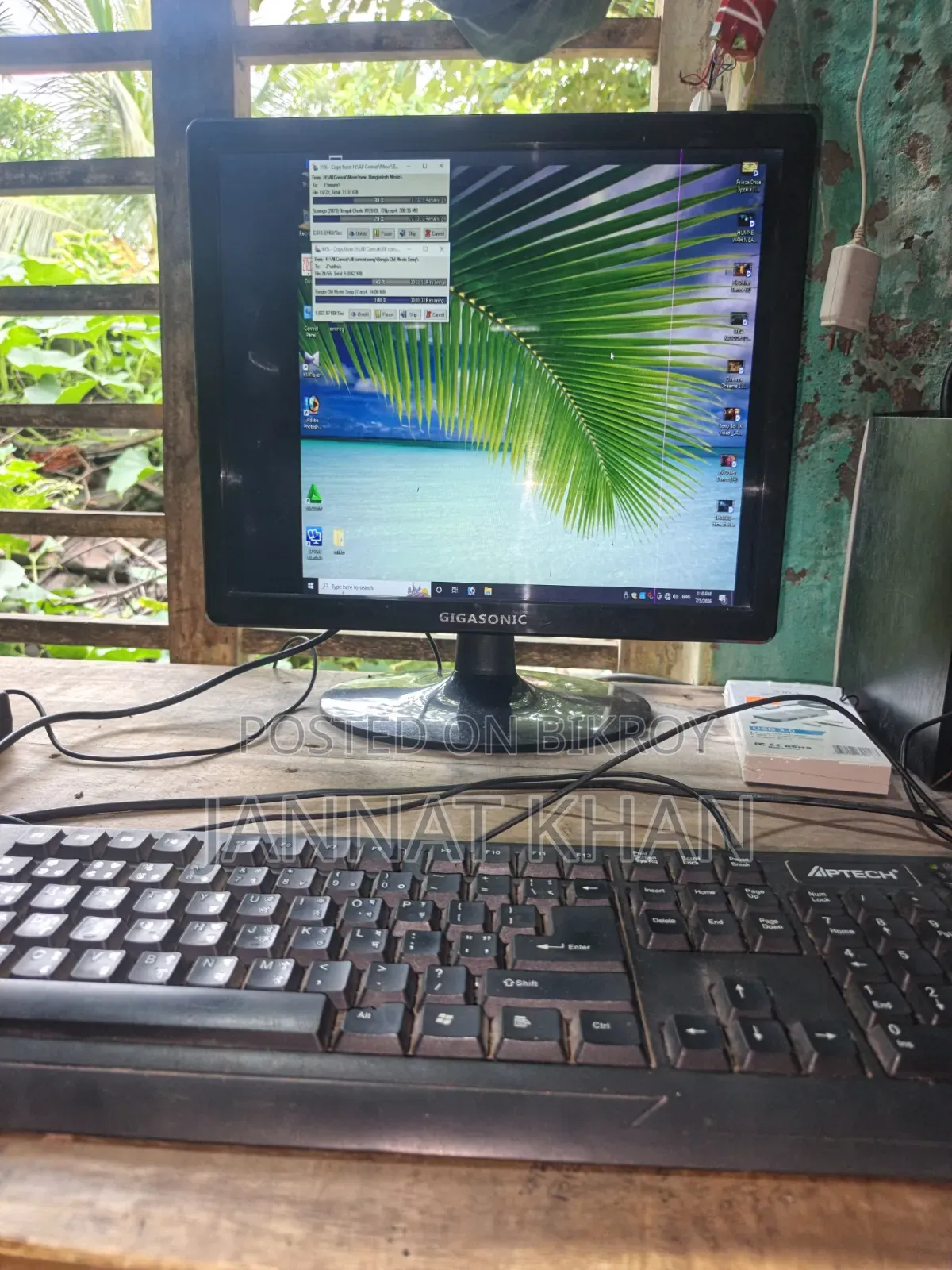 Desktop Computer 4GB Intel Core I3 SSD 128GB