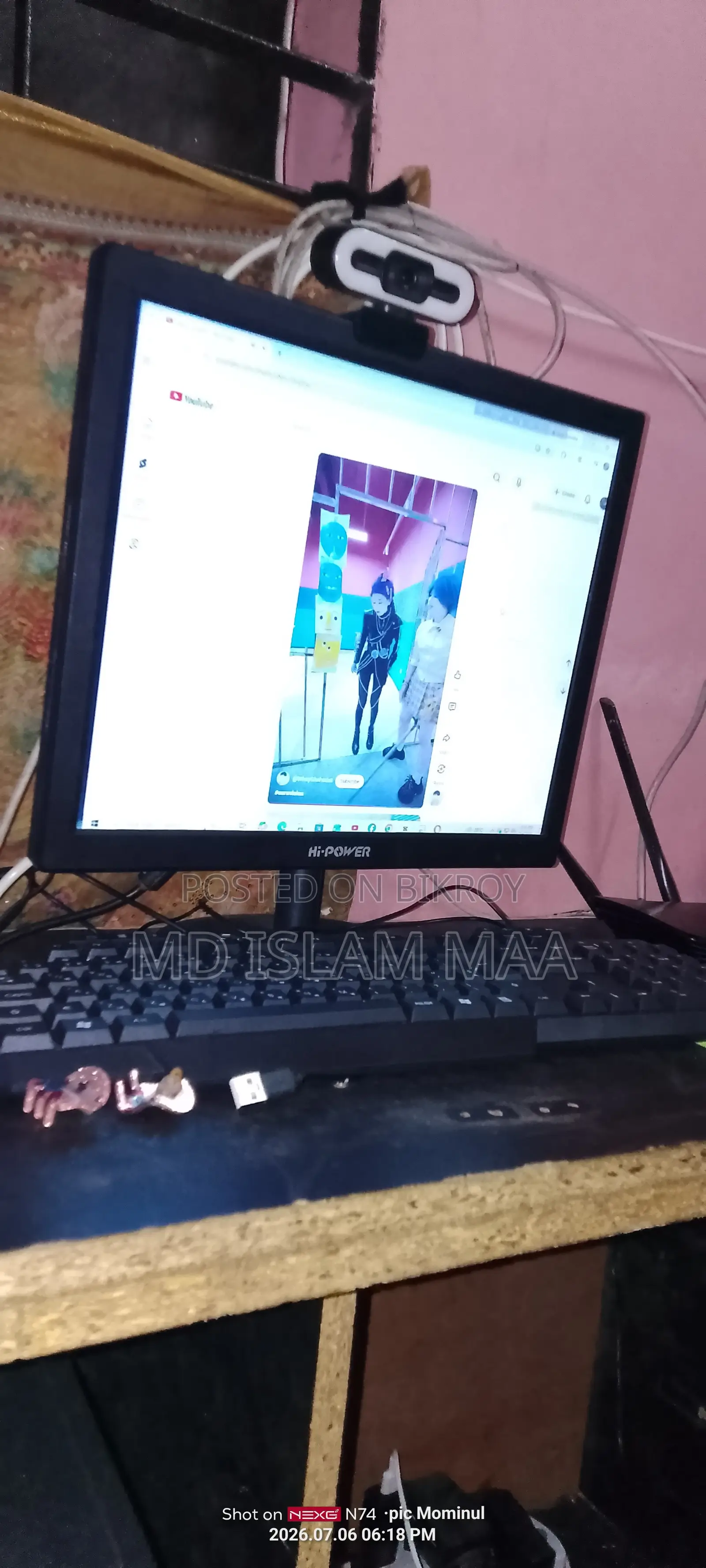Desktop Computer 4GB Intel Core i3 HDD+SSD 128GB