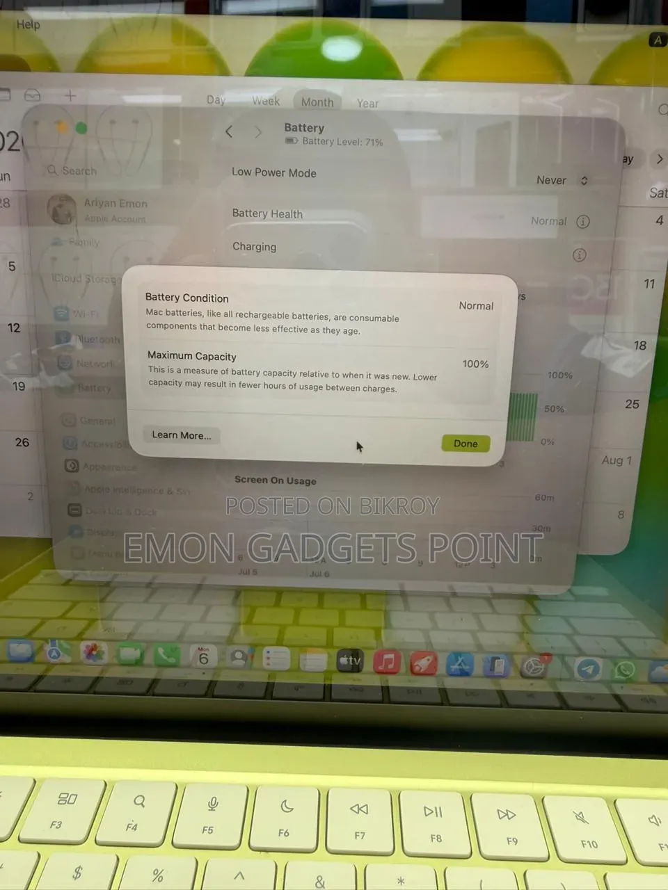 Laptop Apple MacBook Neo 2026 16GB Intel Core I3 HDD 256GB