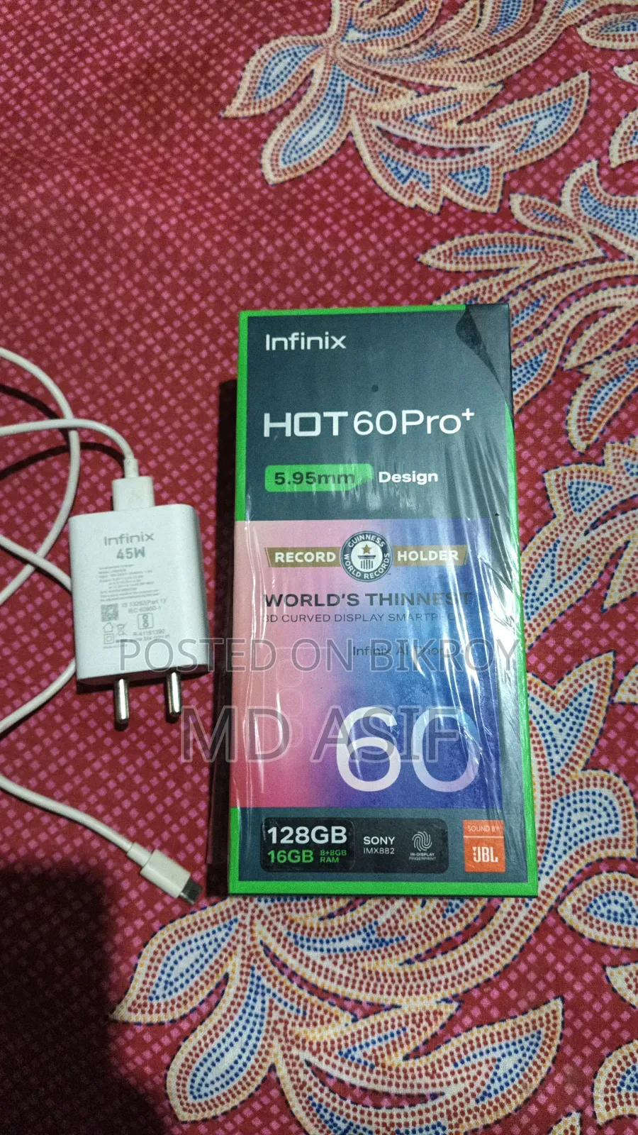 New Infinix Hot 60 Pro+ 128 GB Purple
