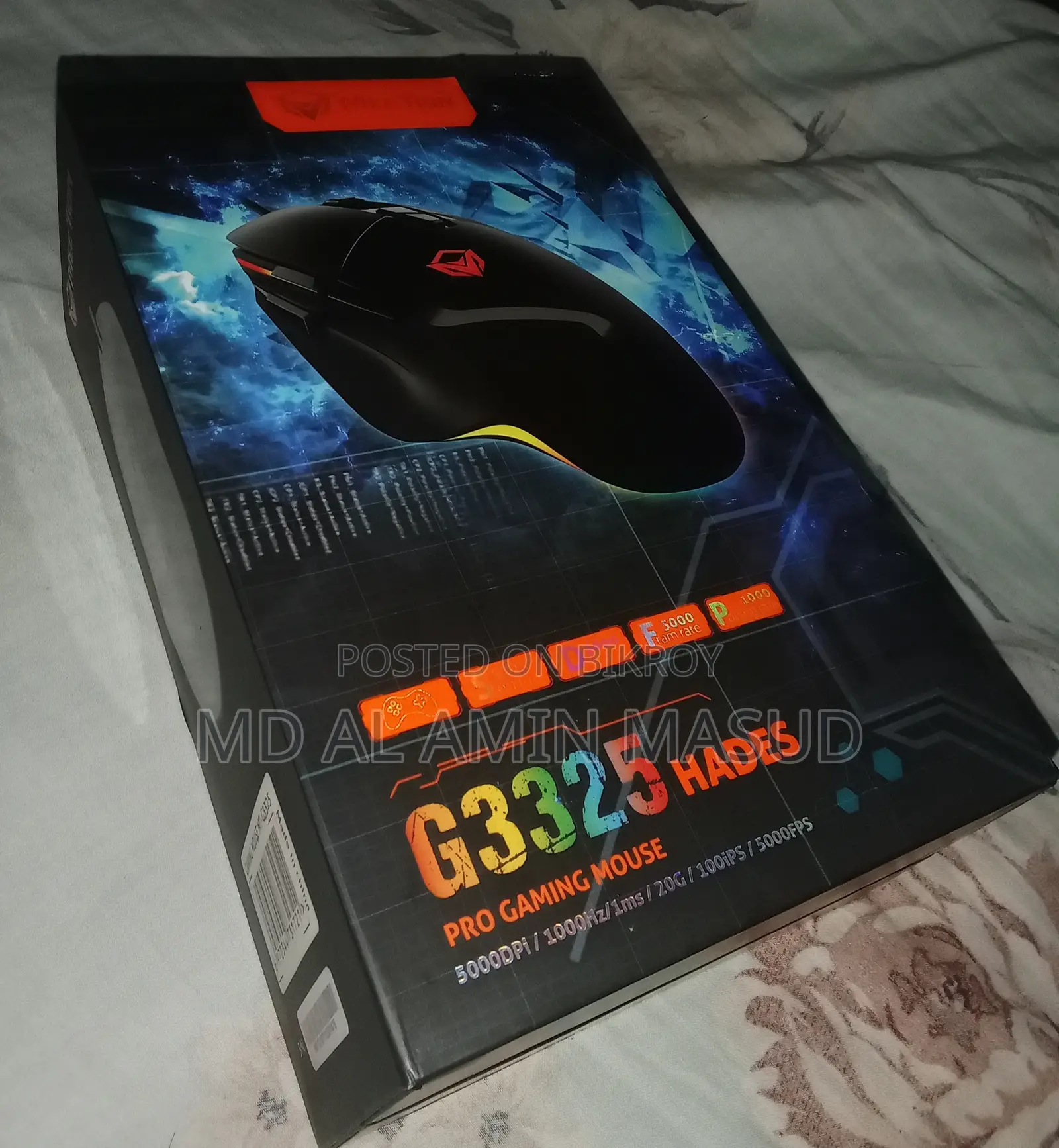 Meetion G3325 Hades Pro Gaming Mouse (Brand New)
