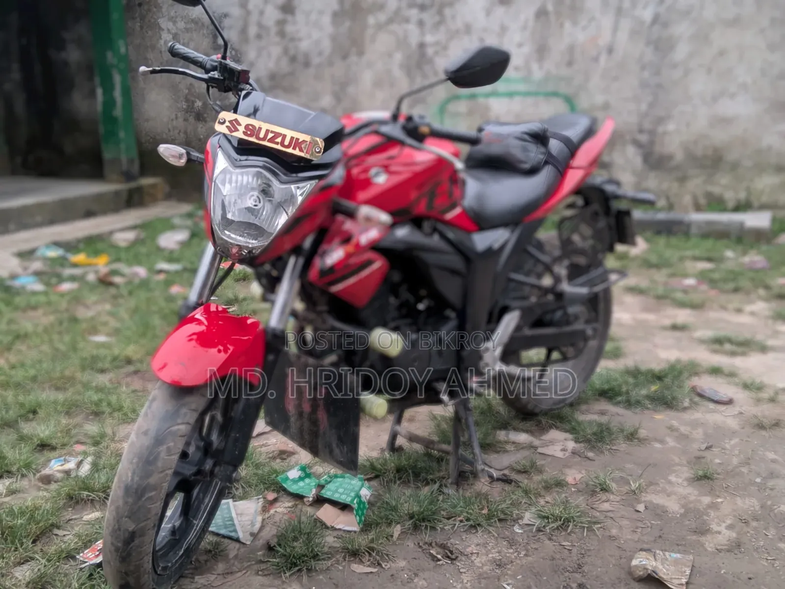Suzuki Gixxer Monotone 2018 Red