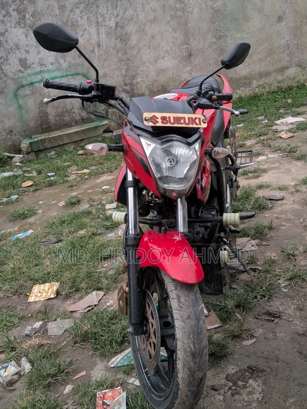 Suzuki Gixxer Monotone 2018 Red